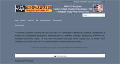 Desktop Screenshot of markvfiberglass.com